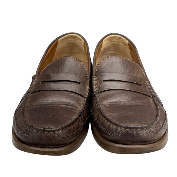 Mephisto Spinnaker Brown Leather Slip On Penny Loafer Boat Deck Shoe Men 9.5 main image 6